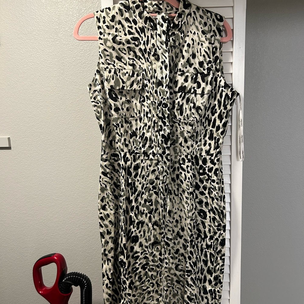 Calvin klein dress snake type print